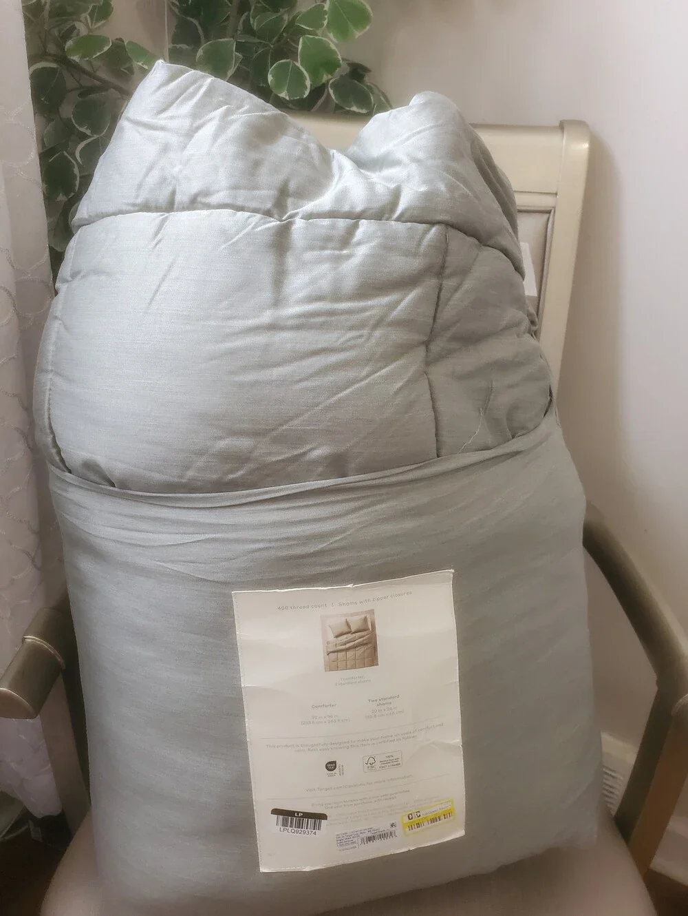 Casaluna NWT Full/Queen Rayon From Bamboo Comforter Set Olive Green